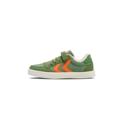 Imagen de hummel Slimmer Stadil Low Jr, Zapatillas Unisex niños, Hedge Green, 28 EU