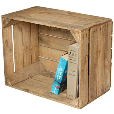 Imagen de Caja de fruta para decoración (madera), diseño mesita o estante