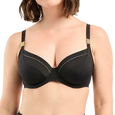 Imagen de Sans Complexe Bain Speekaboo Shape Bikini Top, Black, 85F Women&#039;s