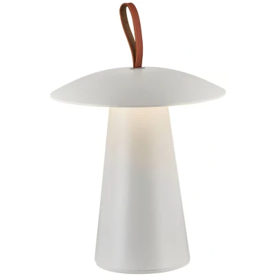Imagen de Nordlux Ara To Go Lámpara de mesa LED recargable, aluminio, blanco