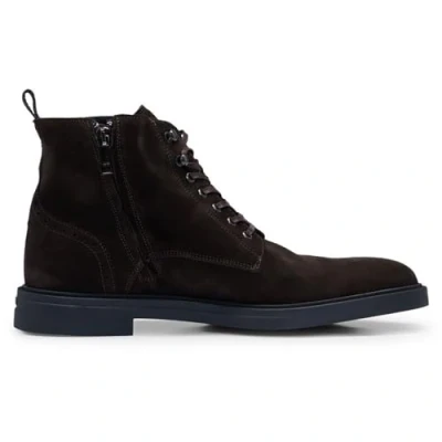 Imagen de BOSS Calev Botines con cordones, Hombre, Talla: 42, Dark brown Zapatos