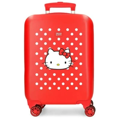 Imagen de Hello Kitty Castle of Maleta de Cabina Rojo 33x50x20 cms Rígida ABS Cierre combinación Lateral 28,4L 2 kgs 4 Ruedas Dobles Equipaje Mano