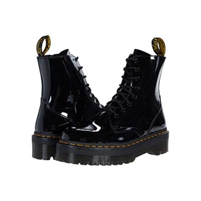 Imagen de Dr. Martens Jadon, Botas de Combate Mujer, Black Patent Lamper, 40 EU
