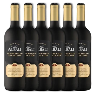 Imagen de Viña Albali Tinto Tempranillo, Paquete de 6 x 750 ml Total: 4500