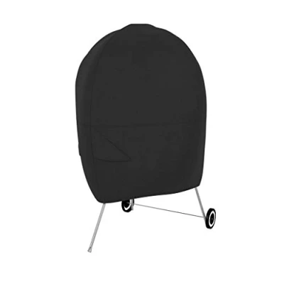 Imagen de Amazon Basics Funda para barbacoa americana redonda de carbón Negro