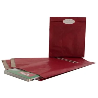 Imagen de APLI 101652 Sobre Kraft 18 x 32 6 cm color rojo 250 u.