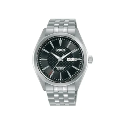 Imagen de Lorus Reloj Analógico Automático para Hombre con Pulsera de Acero Inoxidable, Plata/Negro