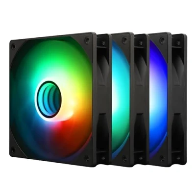 Imagen de Thermalright TL C12B S V3 ventilador de CPU ARGB 120 mm, con velocidad 1500 rpm, silencioso 4 pines PWM para PC, efecto luz espejo (3 ventiladores)