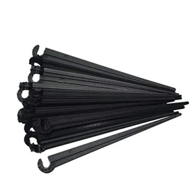 Imagen de TOPBATHY 100 Piezas de Riego por Goteo Estacas Agua Ajustable para Manguera Tubo 4/7 Camas Flores Jardín Hierbas Vegetales 4 Mm