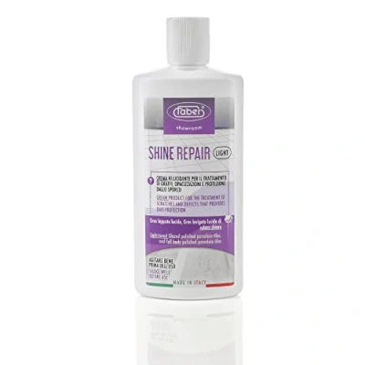 Imagen de Faber Shine Repair Light Crema de Pulido que reduce defectos, pérdida brillo, arañazos leves y sensibilidad a la suciedad para porcelánicos pulidos esmaltados colores claros.