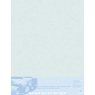 Imagen de Clairefontaine Ref 396020C Tabla montada en pastelmat (5 hojas) 1800 micras 70 x 100 cm Color gris claro Especialmente formulada para uso con pasteles