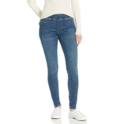 Imagen de Amazon Essentials Jeggings elásticos sin Cordones (Disponible en Tallas Grandes) Mujer, Lavado Medio, 38