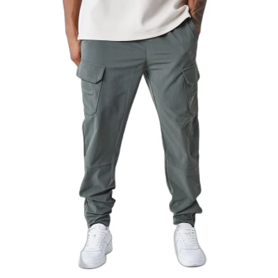 Imagen de Project X Paris Multipoches Technique Pantalones cargo, Hombre, Talla: XL, Olive foncé