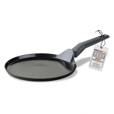 Imagen de Fackelmann Statement Sartén Crepera 25 cm, de Aluminio Reciclado, Antiadherente, Libre PFAS, Resistente al Calor hasta 150ºC, Apto para Todas las Cocinas