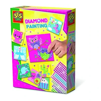 Imagen de SES Creative Mosaico con Diamantes Juego, Multicolor, Mittel (14119)