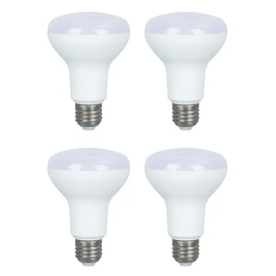 Imagen de yayutelight bombilla LED R63 equivalente a 60 W, regulable, 850 lm, base mediana E27, paquete de 4 (blanco cálido 3000 K)
