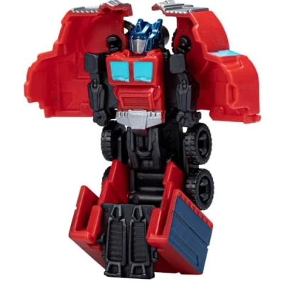 Imagen de Hasbro Transformers EarthSpark, Figura Tacticon Optimus Prime de 6 cm, Juguete Robot para niños, a Partir años, Multicolor (Hasbro F6709)