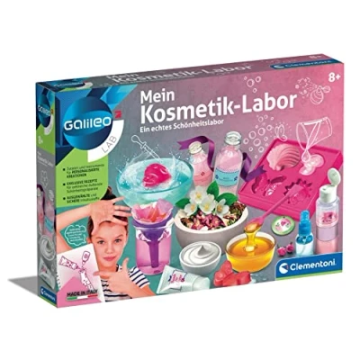 Imagen de Clementoni Galileo Lab Mi laboratorio de cosméticos, sales baño aromatizadas, perfumes, jabones y cremas, juguetes para niños a partir 8 años, experimentos el hogar 59247
