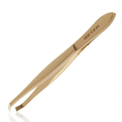 Imagen de Beter Pinzas de depilar para cejas punta cangrejo mayor precisión y visibilidad del pelo. profesionales inoxidables Pinza