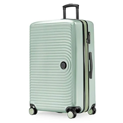 Imagen de HAUPTSTADTKOFFER Mitte Maleta Rígida Grande, TSA, 4 Ruedas, Equipaje Facturable con Ampliación de Volumen 8 cm, 77 130 litros, Menta