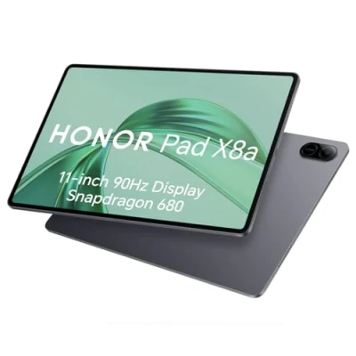 Imagen de HONOR Pad X8A 4GB 128GB, Ampliable hasta 1TB, WiFi Tablet, Pantalla de 11 Pulgadas 90Hz, Snapdragon 680, 4 Altavoces, Batería 8300mAh, Cuerpo Metálico, Android 14, Google Service, Gris