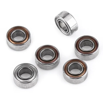 Imagen de 10pcs 3x6x2.5mm Mini rodamientos de bolas con doble blindaje para modelo impresora 3D que hace, MR63ZZ Micro bearings