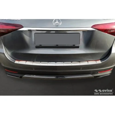 Imagen de Avisa Protector del Parachoques Trasero Inoxidable Compatible con Mercedes GLE II (W167) Facelift excl. AMG 2023 &#039;Ribs&#039;