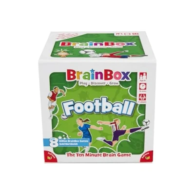 Imagen de Brainbox Football (2022), Card Game, Ages 8+, 1+ Players, 10+ Minutes Playing Time