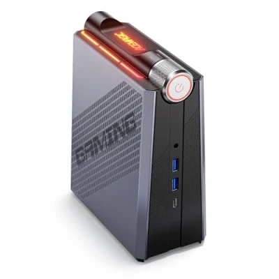 Imagen de ACEMAGICIAN Mini PC Gaming, AMD Ryzen 7 8845HS (hasta 5,1 GHz), 32GB DDR5 1TB(1024GB) M.2 NVME SSD, Ordenadore de Sobremesa con 3 Modos Ajuste【HDMI 2.0*2/Type C/WiFi6/BT 5.2/Ventilador Doble】