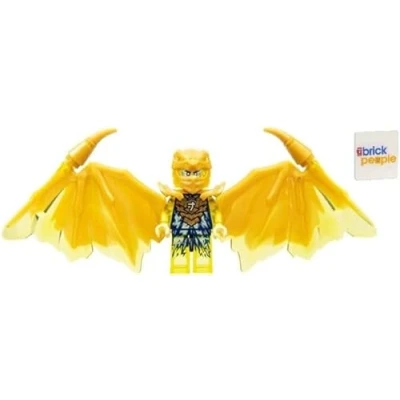 Imagen de LEGO Ninjago Crystalized: Jay Golden Dragon Minifig con Nunchucks of Lightning