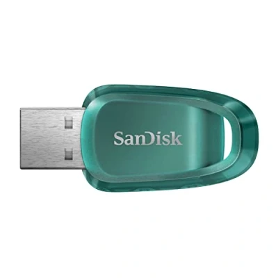 Imagen de SanDisk 512 GB Ultra Eco Memoria flash USB 3.2 con velocidades de lectura hasta 100 MB/s. Una unidad fabricada más del 70% plástico reciclado.