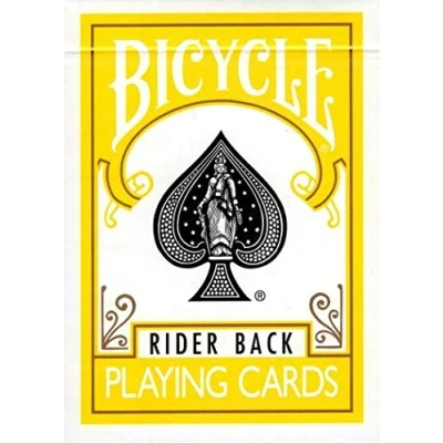 Imagen de Bicycle 1 Juego de Cartas Amarillo Rider Back (Amarillo) Edición Estándar