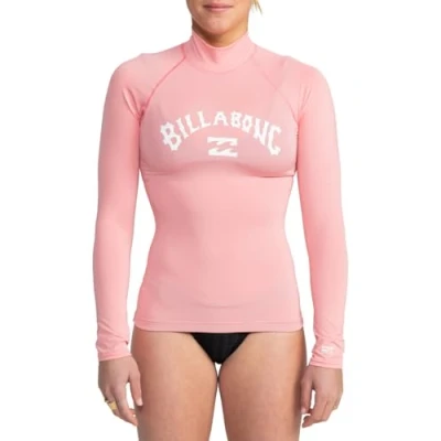 Imagen de Billabong Tropic Surf LS Rashguard, Rosa (Flamingo), L para Mujer