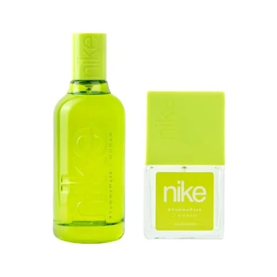 Imagen de NIKE Yummy Musk, Colonia Mujer, Promoción 100 ml + 30 ml, Pack 2 Productos, Perfume Formato Spray, Eau de Toilette Femenina, Aroma Floral Afrutado, Fragancia Fresca, con Personalidad y Duradera