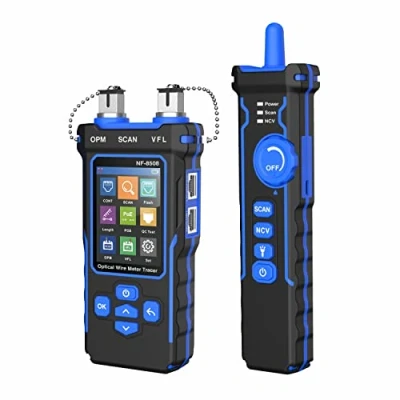Imagen de NF 8508 9 en 1 Multifunctional Network Cable Tester Optical Wire Tracer Fiber Power Meter NCV Function Li ion Battery USB Charge LED Light