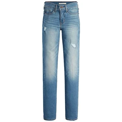 Imagen de Levi&#039;s 314 Shaping Straight Vaqueros, Show Up Right, 26W / 30L Mujer