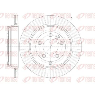 Imagen de REMSA 6995.10 Disco de freno Eje trasero 325, 325 20 5 ventilado LAND ROVER: Range Rover Sport, Discovery 4, 3