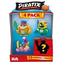 Imagen de Juego Magicbox 530PPX2B412IN00 Piratix pack de 4 figuras sorpresas
