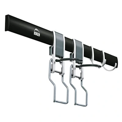 Imagen de Borgen Soporte Bicicleta Pared Vertical, para Todas Las Bicicletas: e Bike, MTB, Carretera, Ajustable sin escalonamientos, Gancho