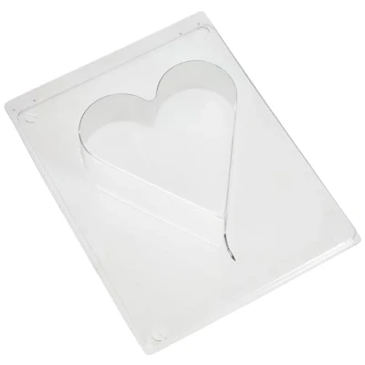 Imagen de Rayher Molde de fundición: corazón, 8.5 x 9.2 cm, 4 Unidades