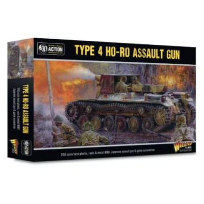 Imagen de Warlord Games Pistola autopropulsada tipo 4 Ho Ro Modelo de tanque a escala 1:56/28 mm para acción pernos Miniaturas altamente detalladas la Segunda guerra Mundial juegos
