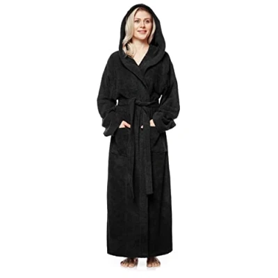 Imagen de Arus Pacific Albornoz con capucha para hombre, tamaño hombre: XXL, unisex: XXL 3XL, Negro