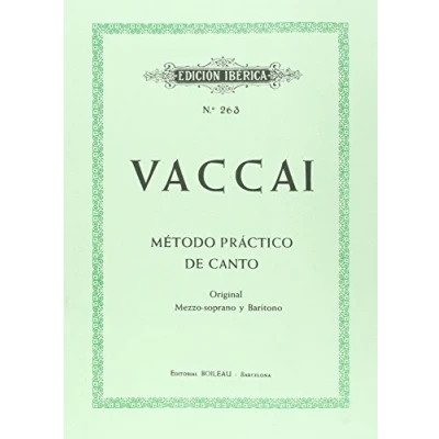 Imagen de Método práctico de canto: Original Mezzo soprano y Barítono