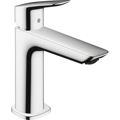 Imagen de hansgrohe Logis Grifo monomando de lavabo 110 Fine, con vaciador Push Open, cromo, 71252000