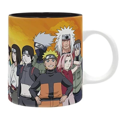 Imagen de ABYSTYLE Naruto Shippuden Taza 320 ml Ninjas de Konoha
