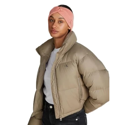 Imagen de Calvin Klein Jeans Monogram Embro Headband Orejeras, Mujer, Talla: One Size, Dusty rose