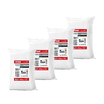 Imagen de Intercabo Detergente en polvo Lavadora 40 Kg de lavanderia Jabón ropa blanca y color Jabon Atomizado con Oxigeno Activo Enzimas
