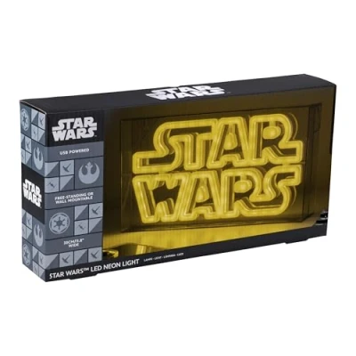 Imagen de Luz de neón LED Star Wars Producto oficial, luminaria independiente o montada en la pared, decoración para sala juegos y memorabilia cine