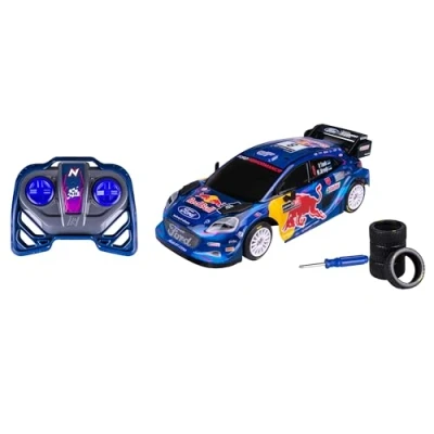 Imagen de Nikko RC 10403 M Sport Ford Puma #8 Tänak 28 cm, Detalles realistas con Juego Extra de neumáticos y Destornilladores, Rally Auto Control Remoto 2,4 GHz, Alcance 30 m, a Partir 6 años,