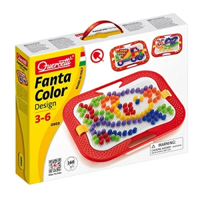 Imagen de Quercetti 0903 Fantacolor Design d.15 Loisirs Créatifs Jeu De Mosaïques